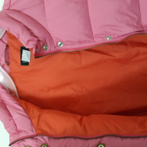 *Final Price* JCrew Pink Down Puffer Vest Size Petite Large - Picture 5 of 13